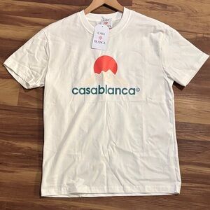 Casablanca White Graphic Tee for Men